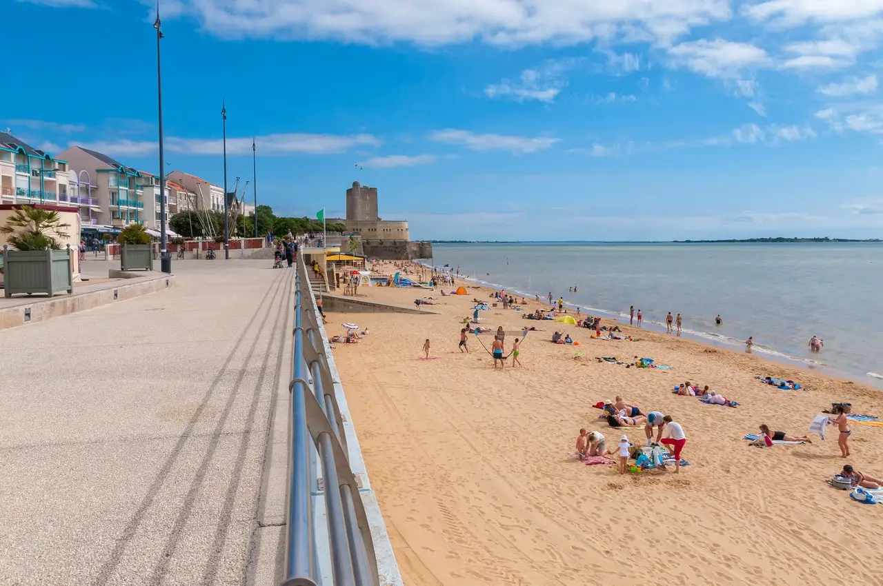 La Grande Plage de Fouras aussi appelée plage du Fort